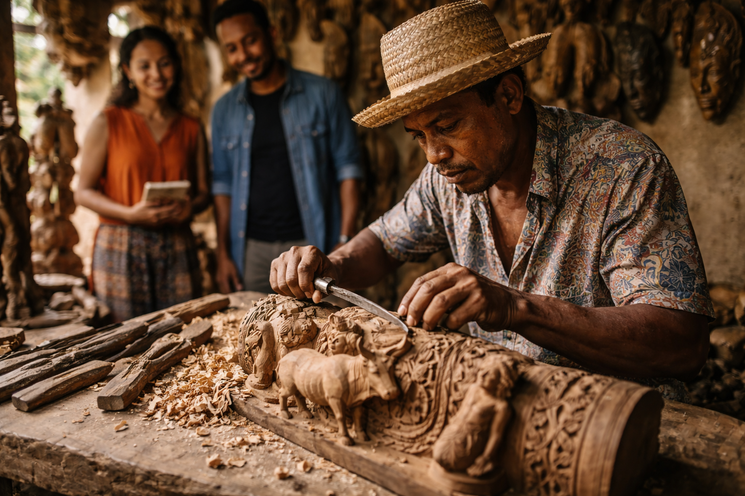 Explorez la richesse des savoir-faire et des traditions malgaches à travers ceux qui les perpétuent : Arts Mada met en lumière l’art vivant de Madagascar, entre patrimoine, création et transmission culturelle.